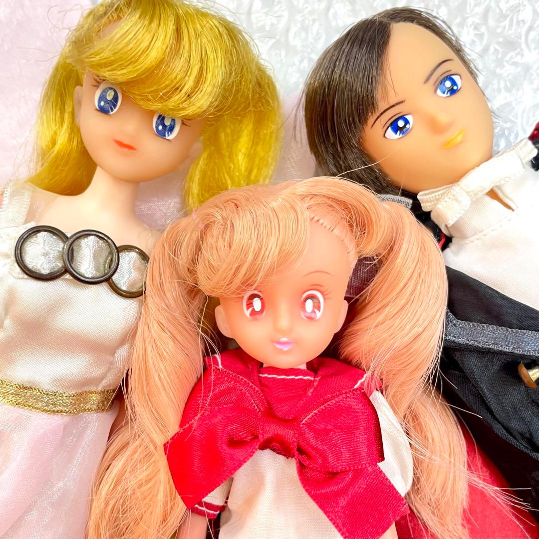 【レア当時物】セーラームーン　ドール　セレニティ・タキシード仮面・ちびうさ