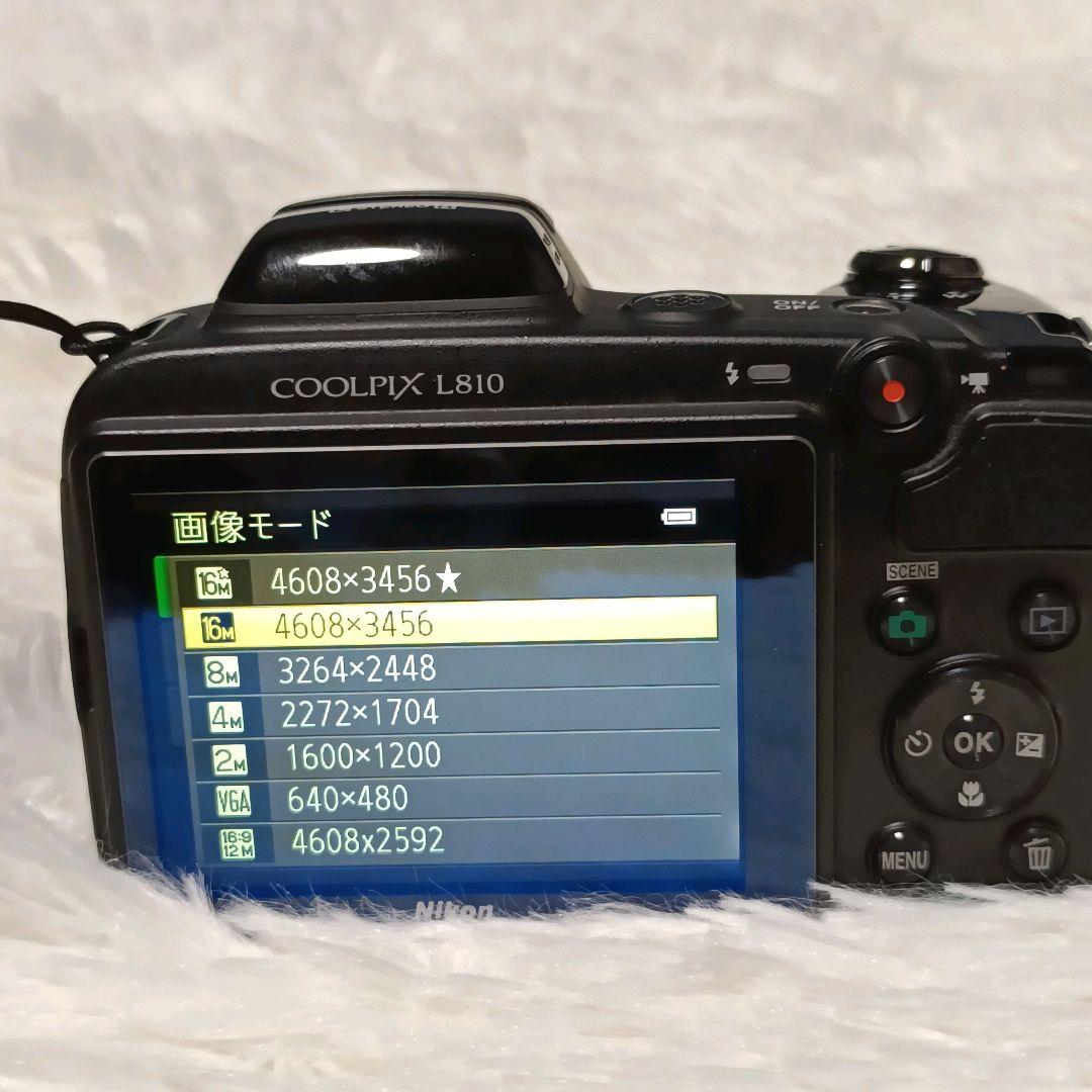 【美品】Nikon COOLPIX L810 単3電池稼動