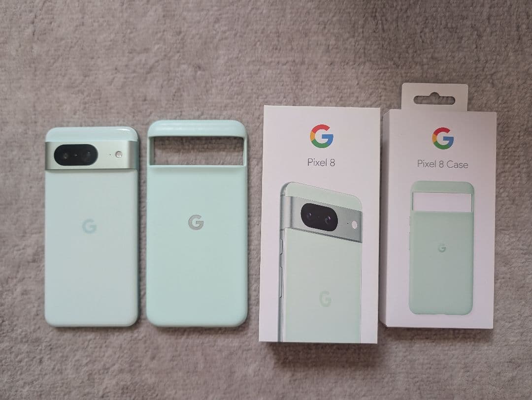 Google Pixel 8 Mint　純正ケース付き