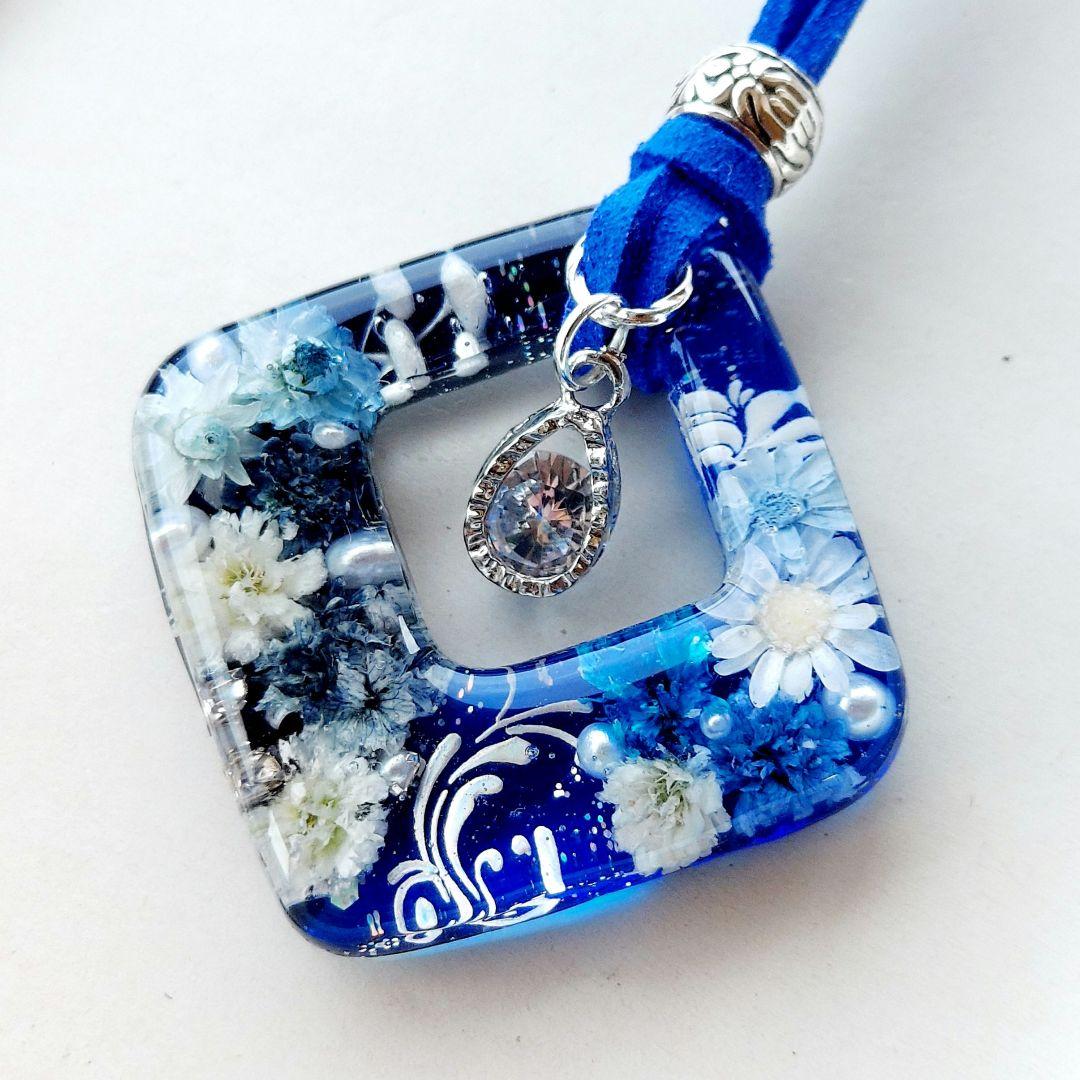 【1436】レジン　ネックレス　ペンダント　ハンドメイド
