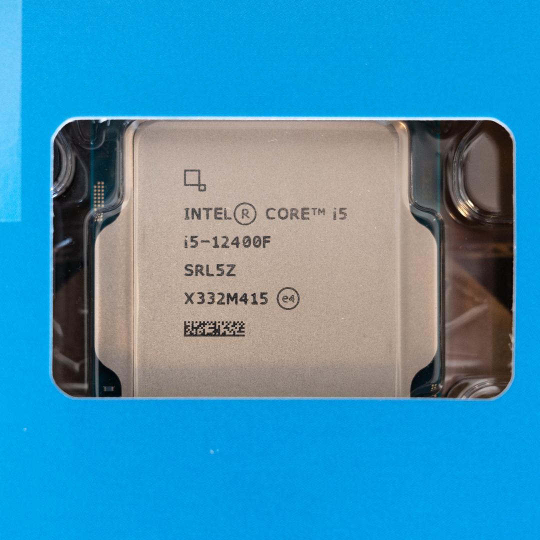 CPU Intel Core i5-12400F 12th Gen CPU