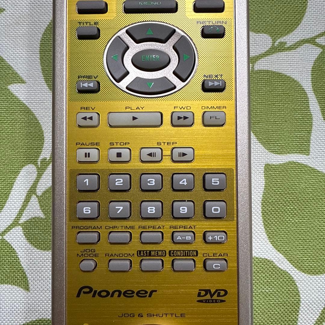 Pioneer LD/DVD/CDリモコン ジョグ & シャトル