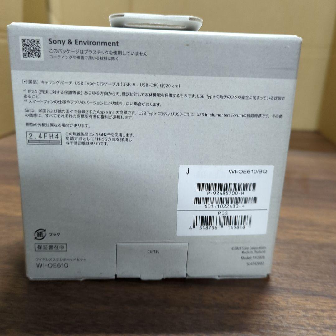 イヤホン SONY Float Run (WI-OE610)