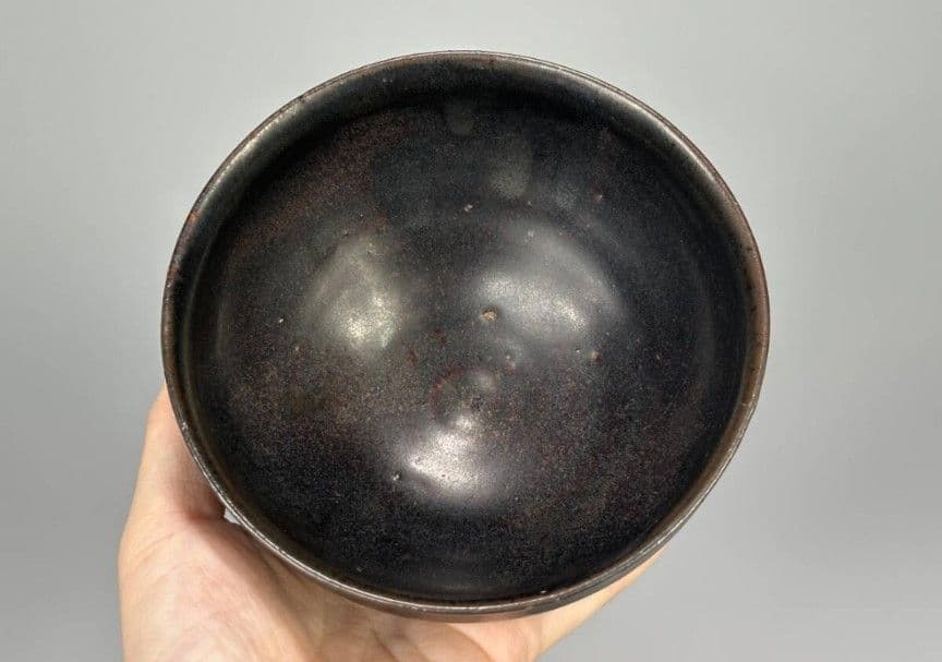 高麗～李朝時代　黒高麗　茶道具　黒釉茶碗　抹茶碗　朝鮮古陶磁