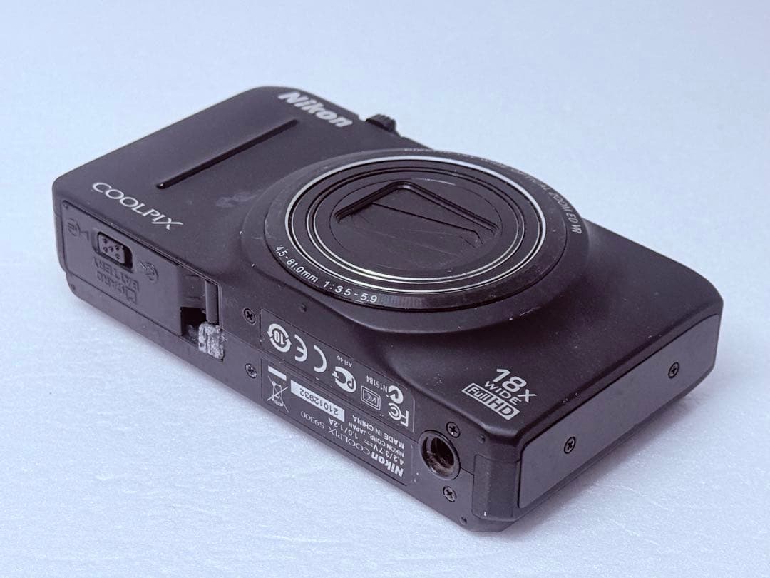 Nikon COOLPIX S9300 動作確認済 ブラック コンデジ