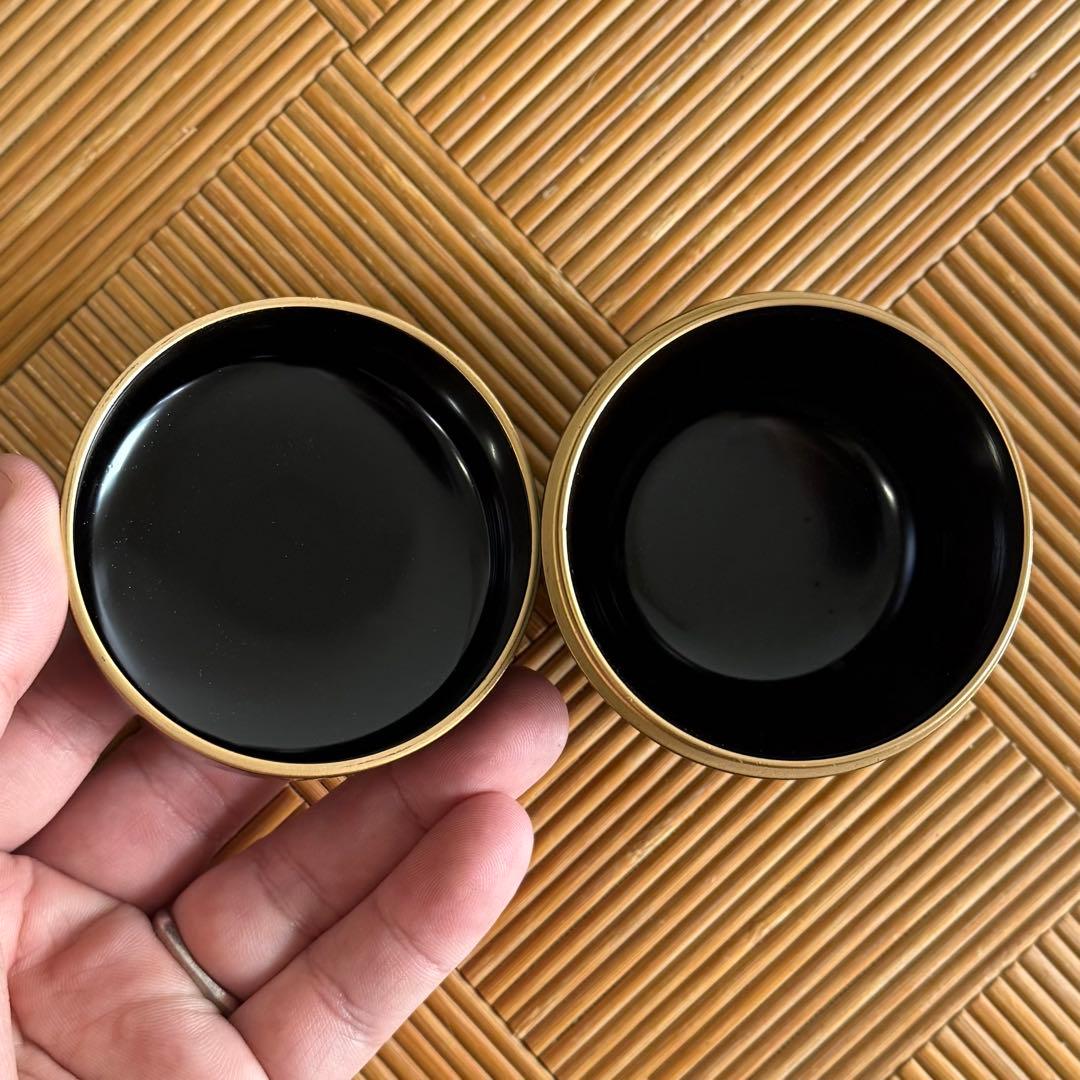 SNT1605 煎茶道具 九谷焼 宝瓶 煎茶椀 棗 湯呑み 茶托 茶櫃 22点