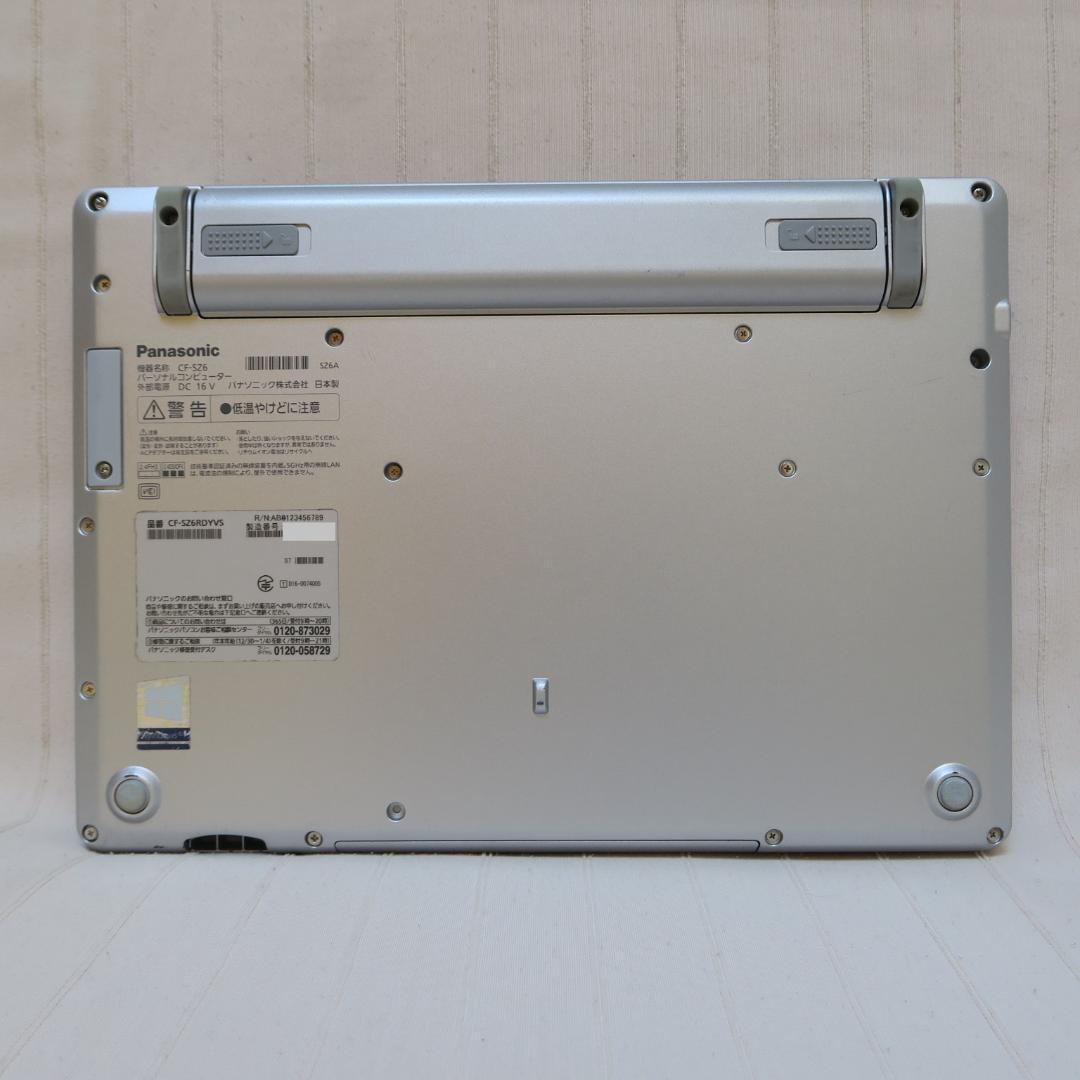 レッツノートSZ6／i5-第7世代／8GBメモリ／Office 2024