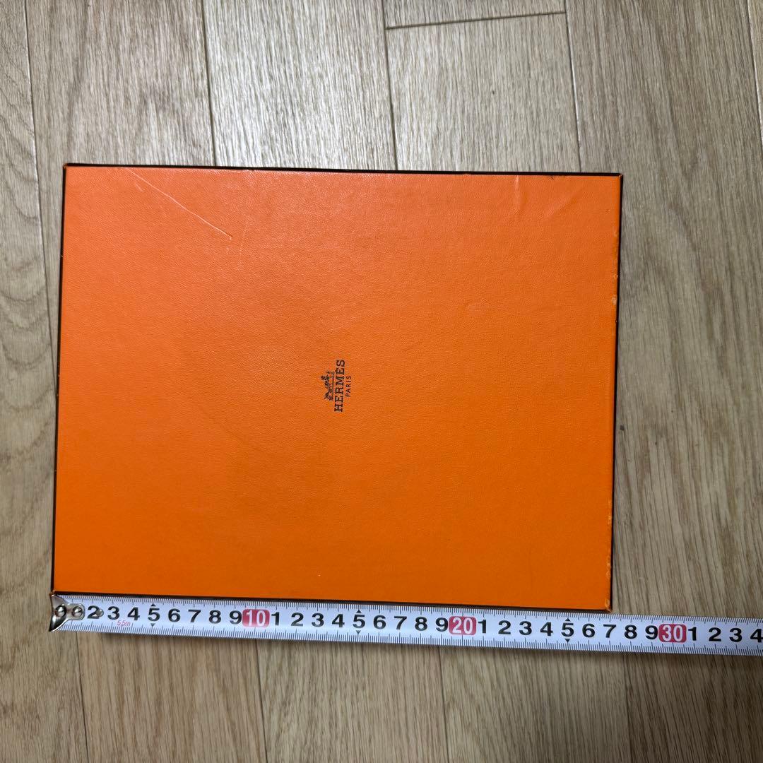 HERMES オレンジボックスと付属品，21㎝27㎝ピコタン