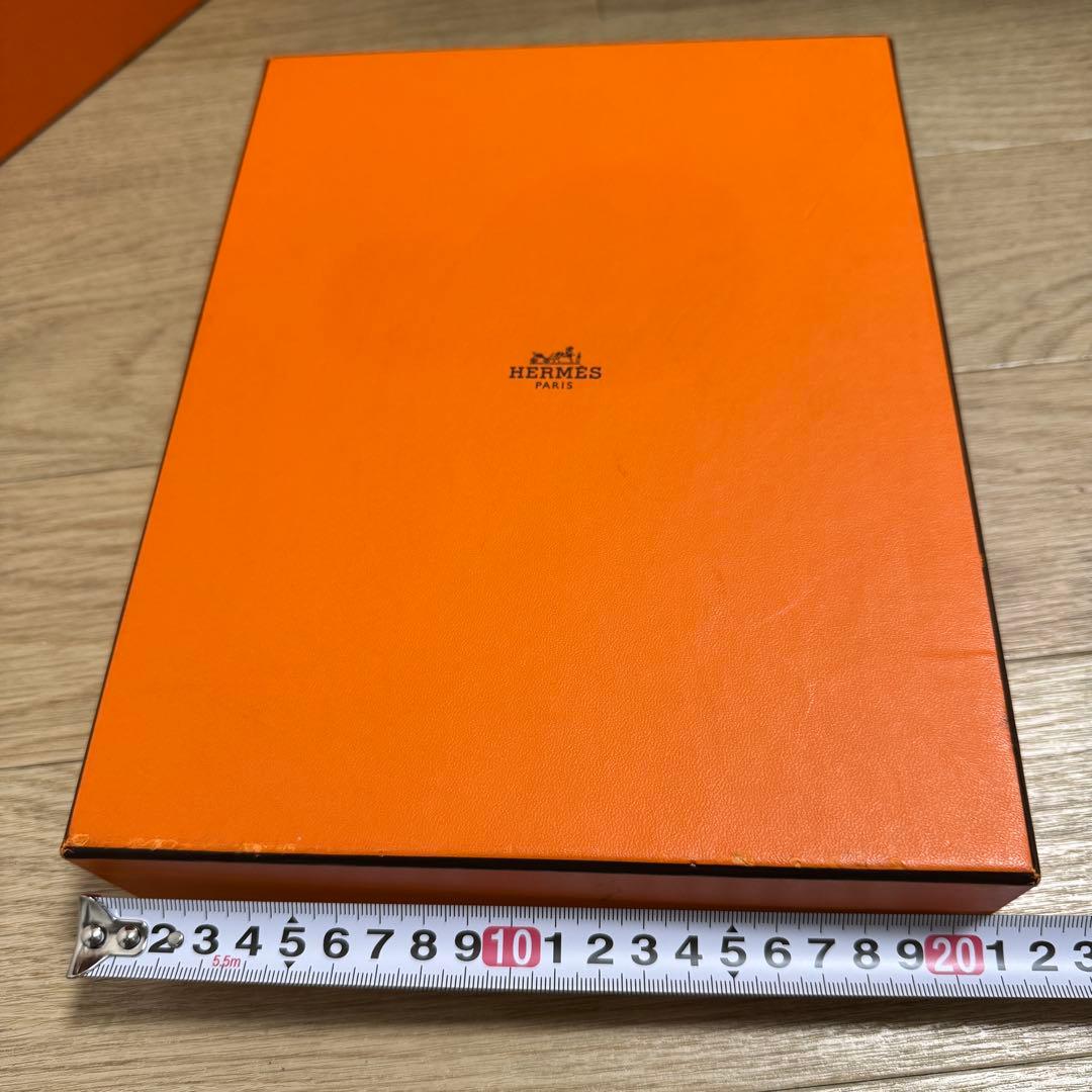 HERMES オレンジボックスと付属品，21㎝27㎝ピコタン