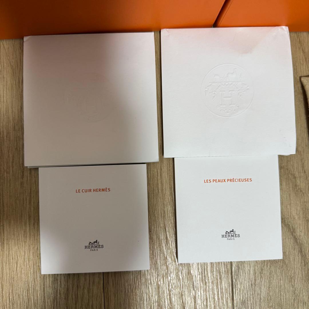 HERMES オレンジボックスと付属品，21㎝27㎝ピコタン