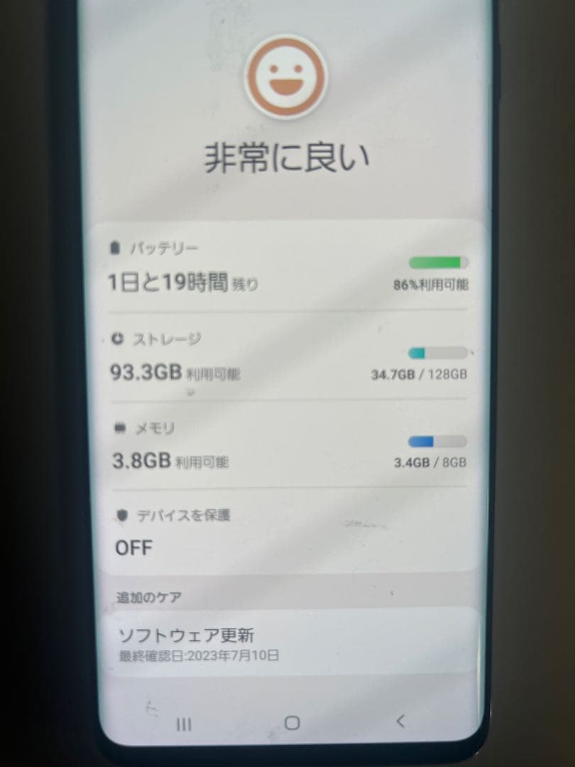 Galaxy S10 docomo プリズムブルー　128G ジャンク