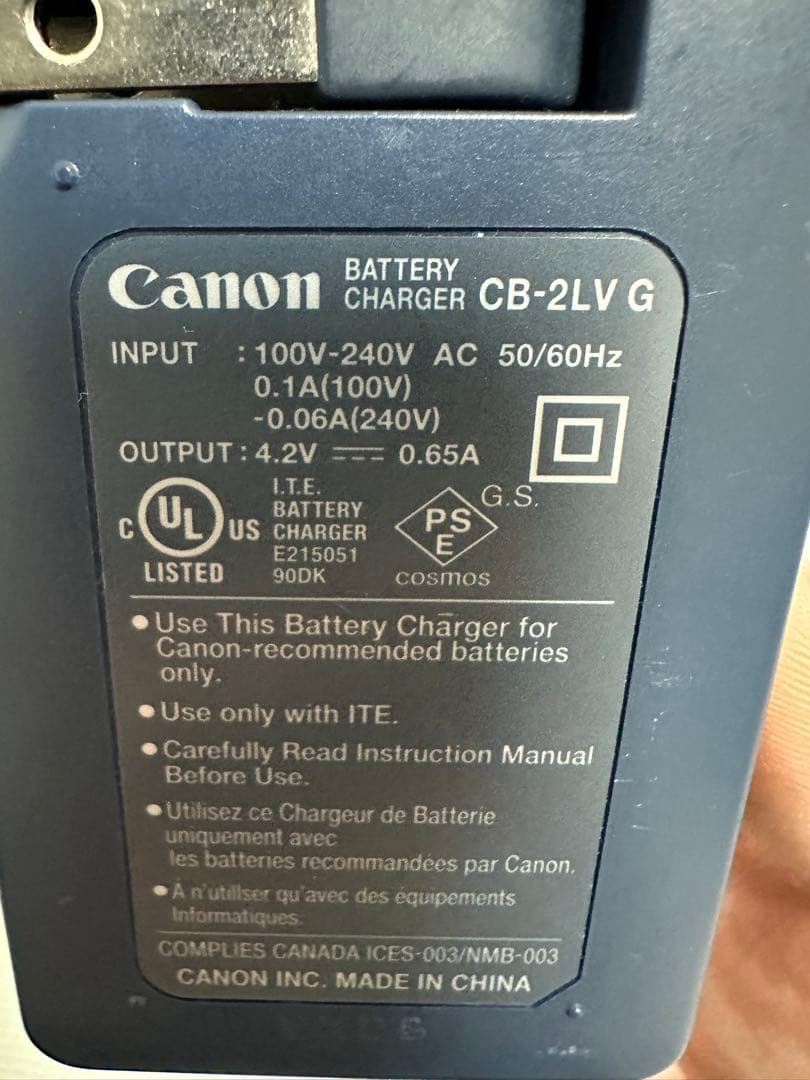 【希少】Canon IXY 400F オレンジ 純正バッテリー 純正充電器