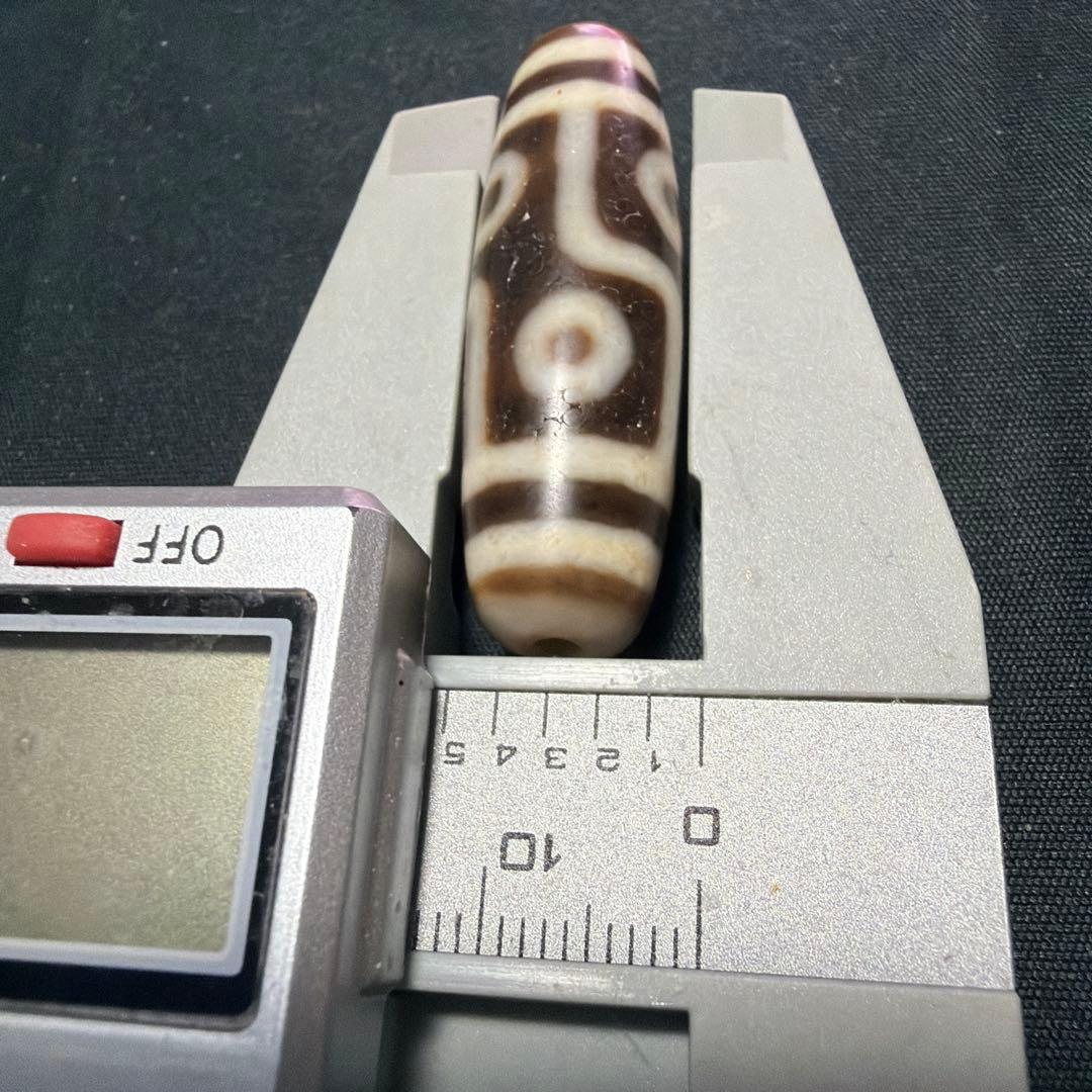 上肯老礦天珠‼️西蔵老礦手工伝承六眼天珠