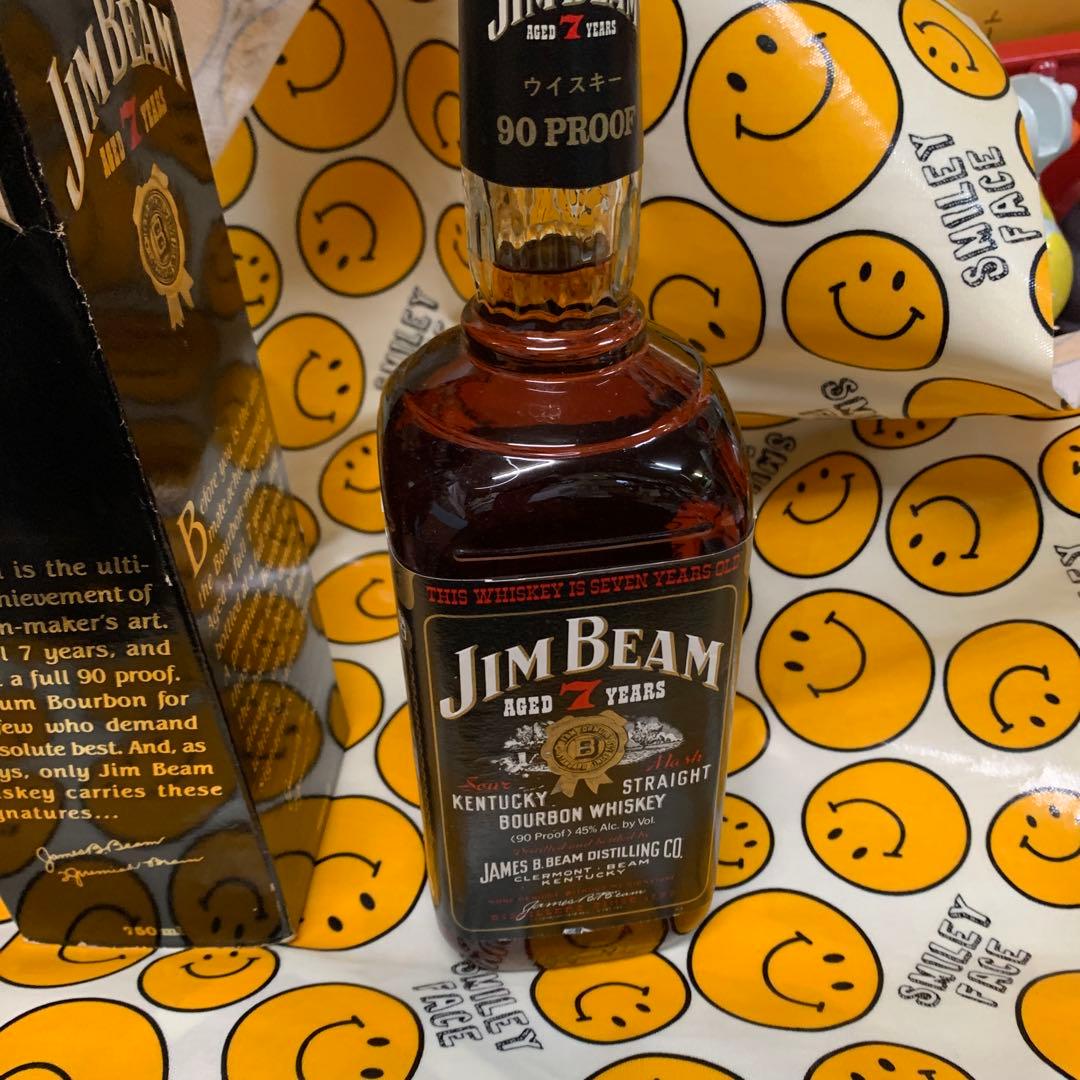 古酒Jim Beam 7年 バーボンウイスキー 750ml