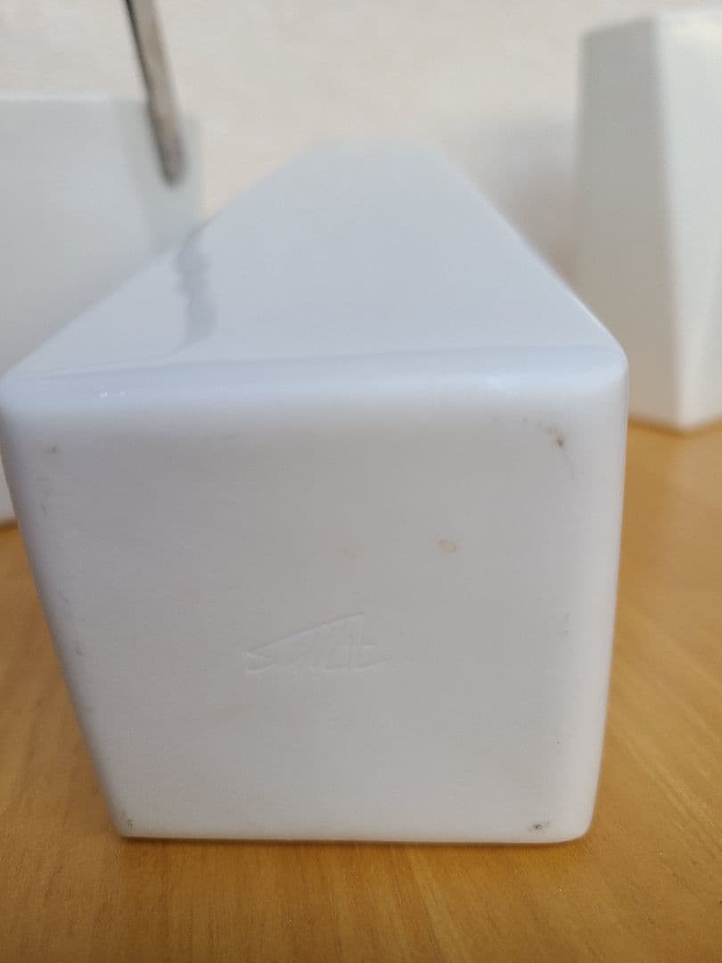 タンブラー、ピッチャー、アイスペール　白磁器　刻印SHIGE