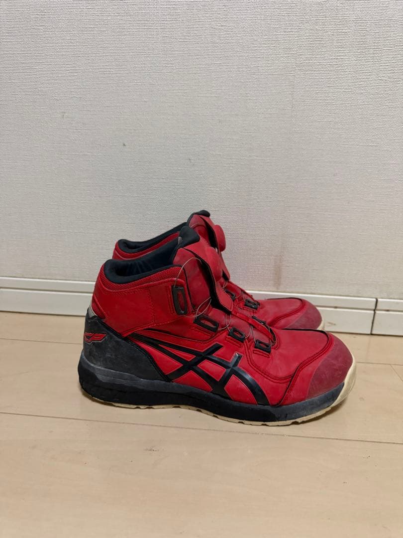 ゆ*う様 asics 安全靴 赤