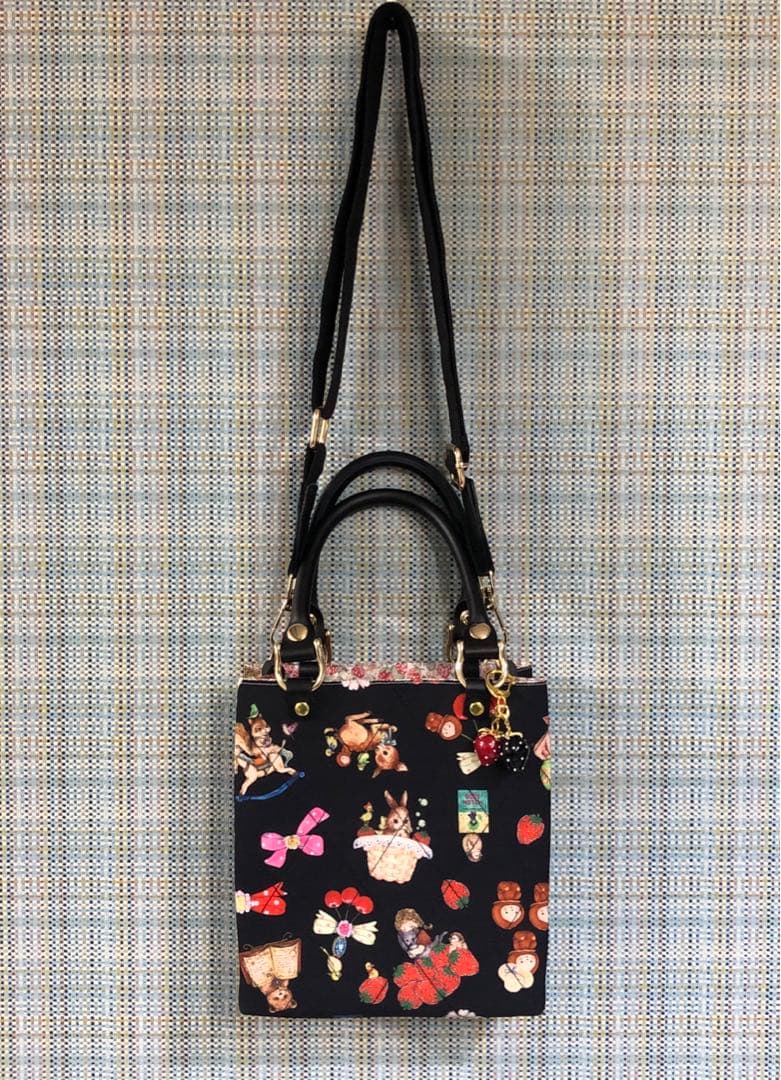 1999.ハンドメイド　2wayミニトートバッグ　フランシュリッペ