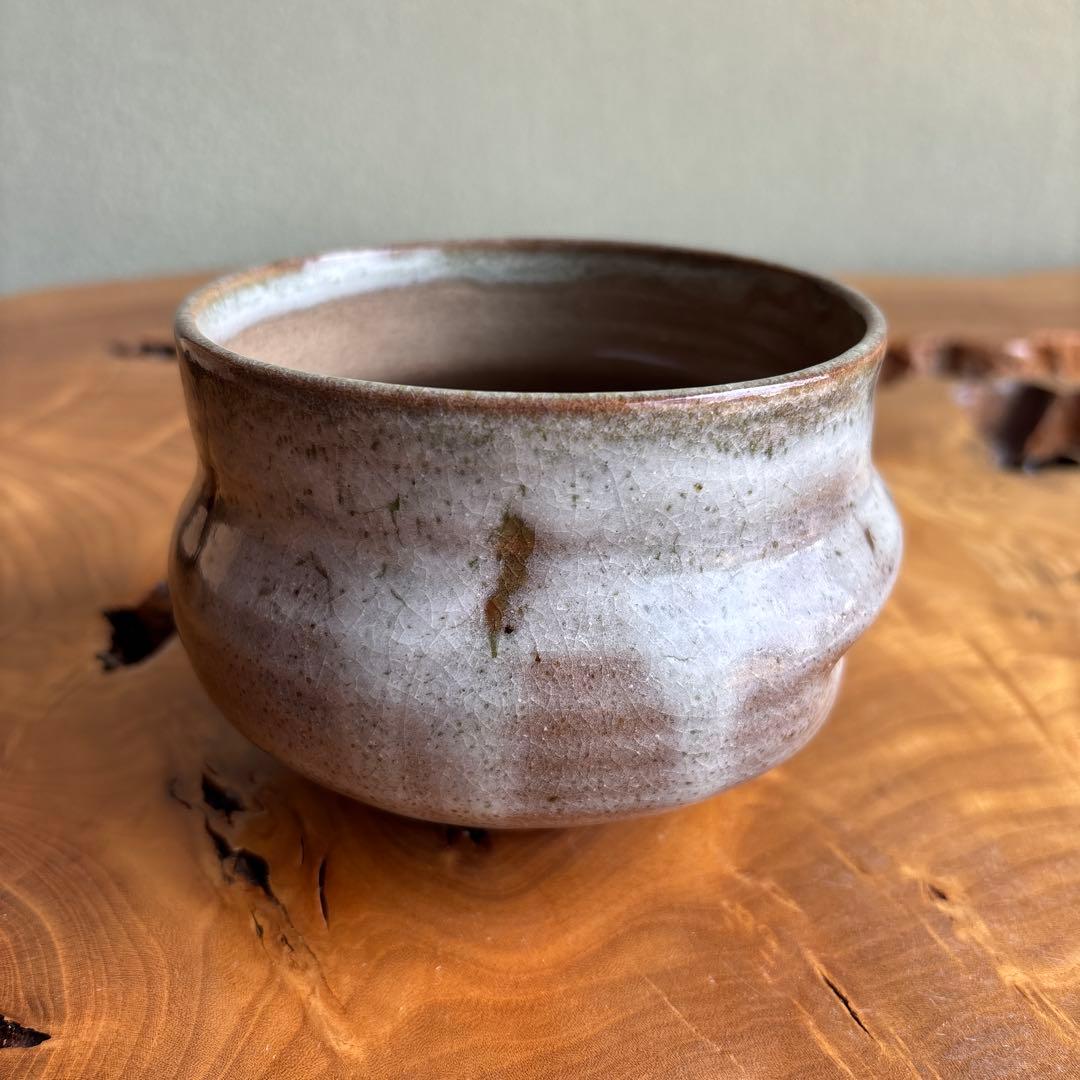 高原窯 平松陽月 吉備焼 共箱 抹茶碗 茶道具