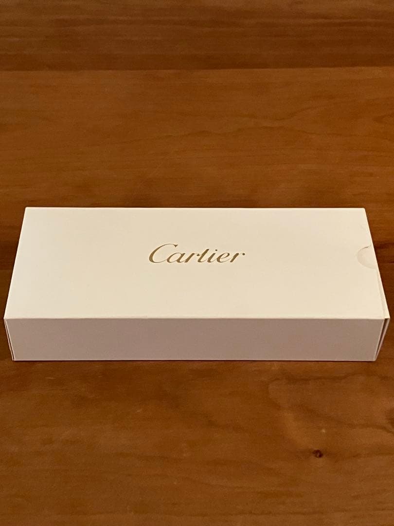 【未使用】カルティエ ボールペン サントス・ドゥ・カルティエ シルバー ゴールド