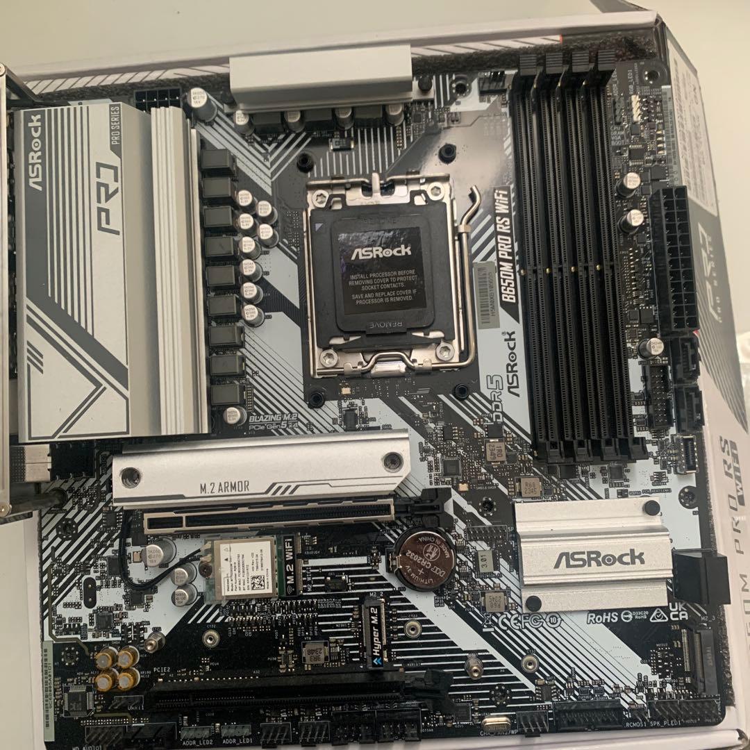 AM5CPU、マザーボード、メモリーセット