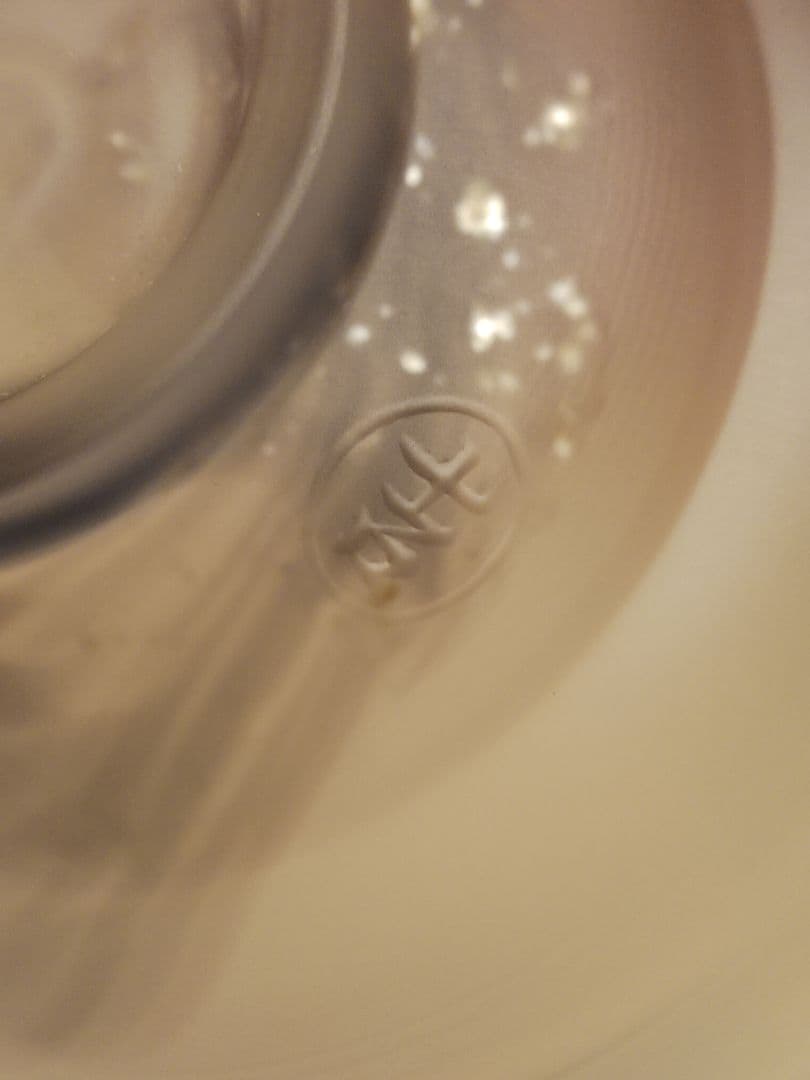 吉堂造 硝子茶碗 ガラス 金箔ちらし茶碗 茶道具