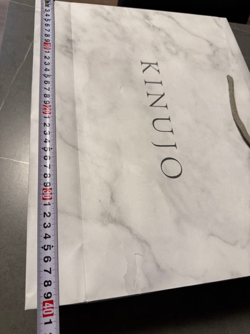 レアKINUJO 新品大理石タイプギフトショッパー紙袋30枚セット