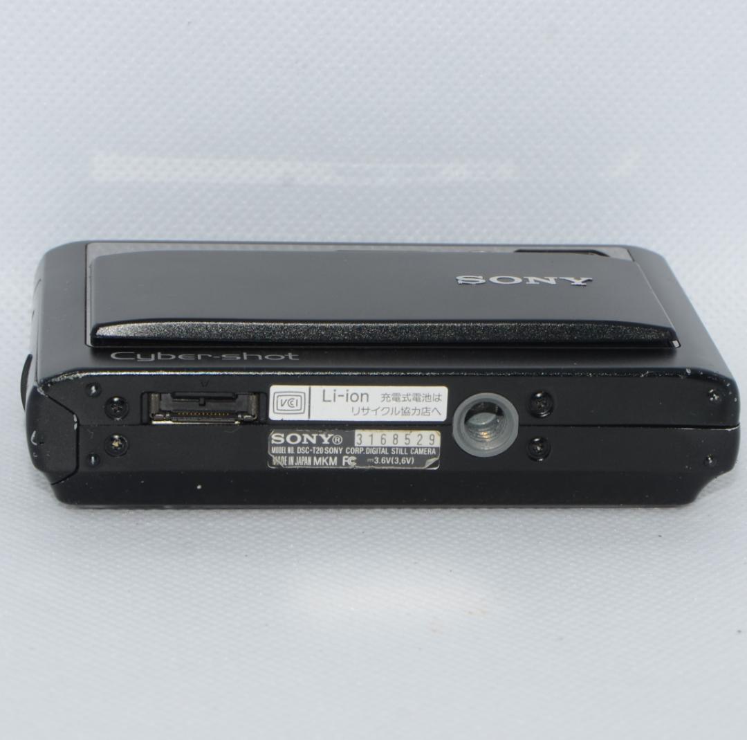 【良品】SONY Cyber-shot DSC-T20 ブラック (動作確認済)