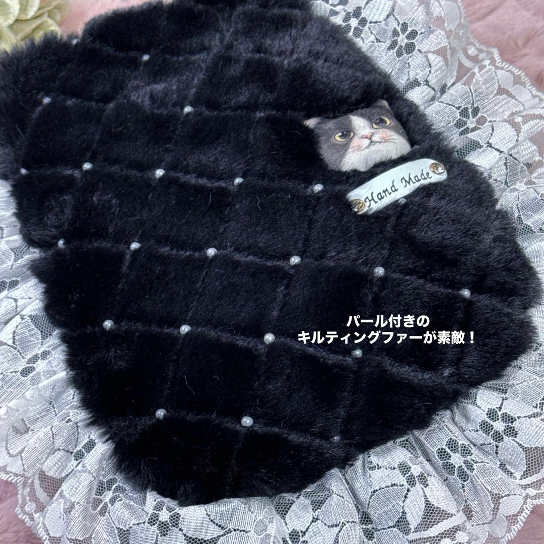 コヤンイサムチョン♡ダルメシアンジョース君キルティングパール付ファーのサコッシュ