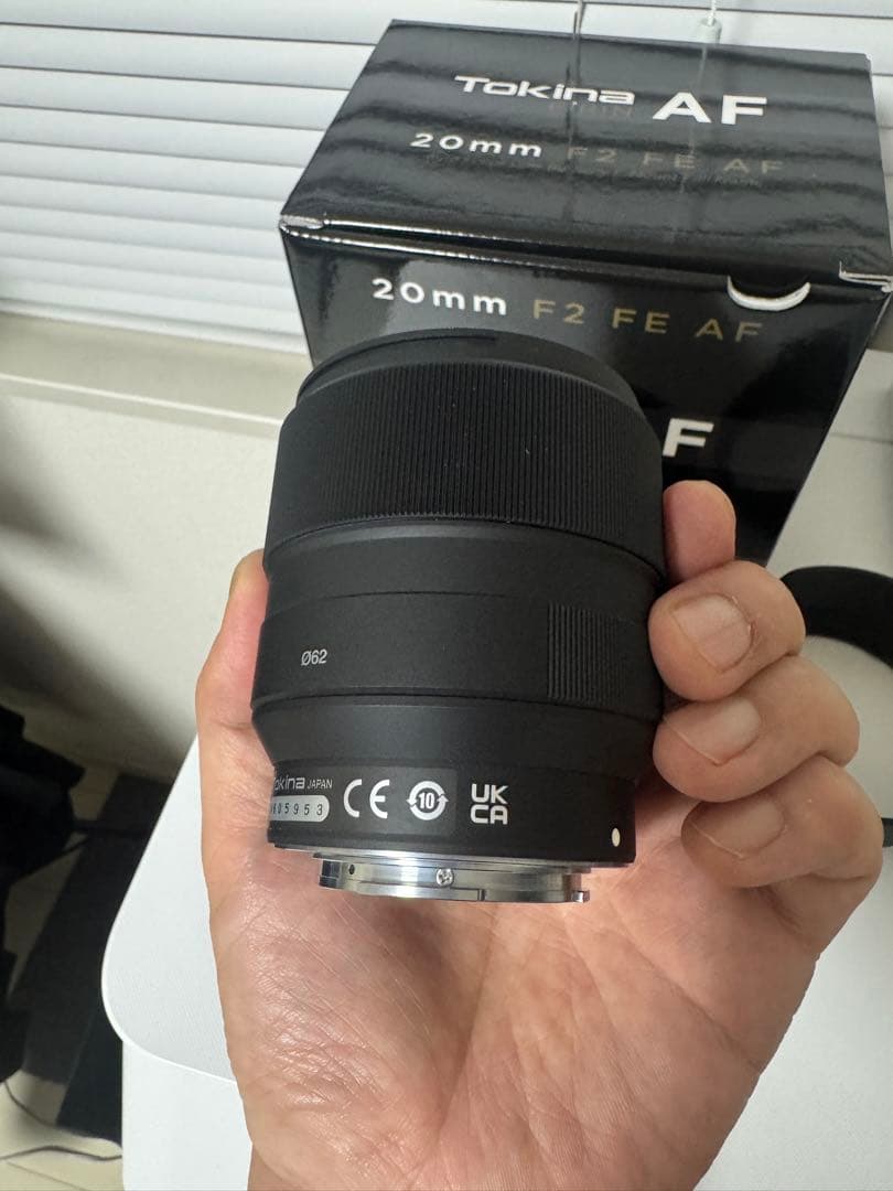 シ*メ様 Tokina FIRIN 20mm F2 FE AF 発売時価格138