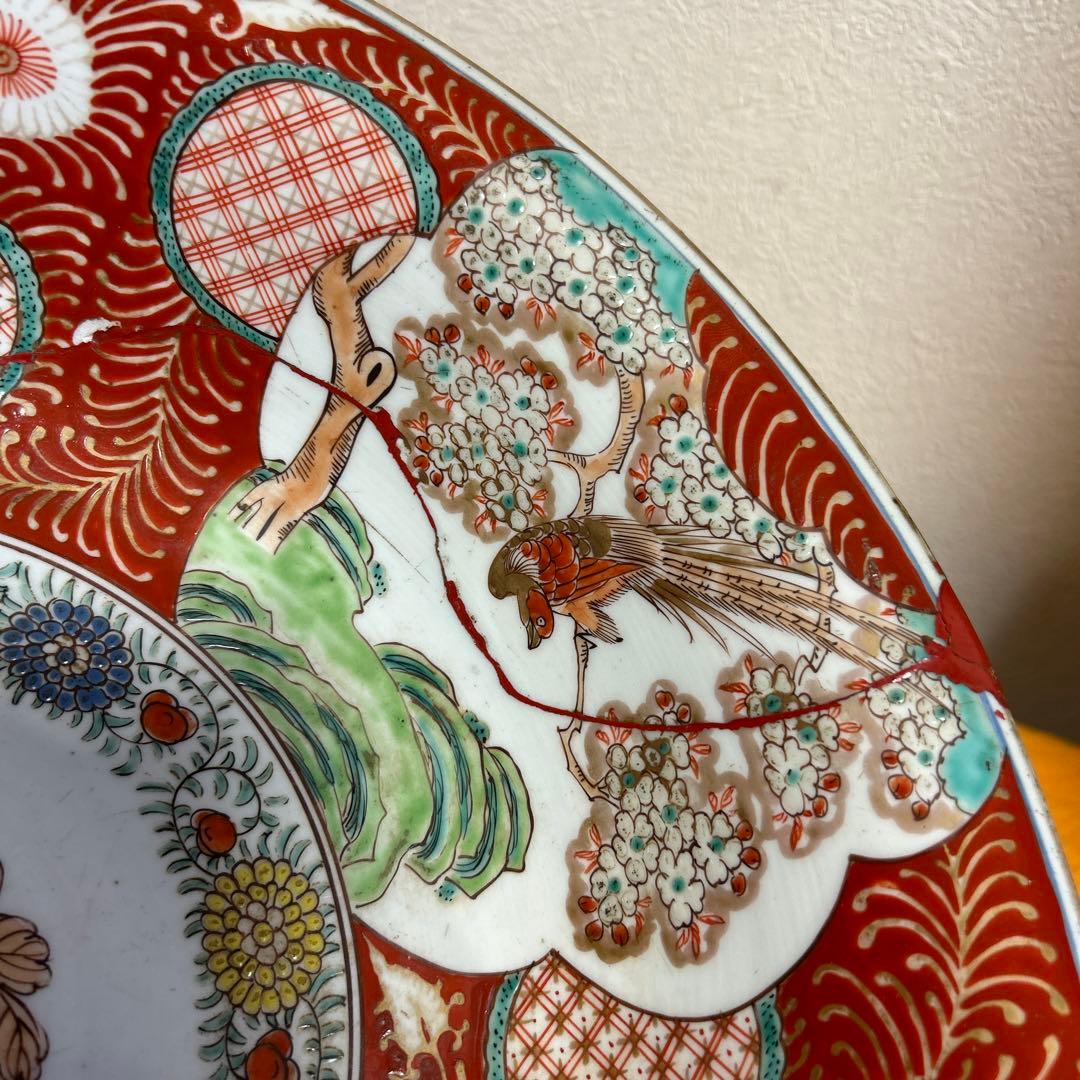 赤絵　大鉢　古美術