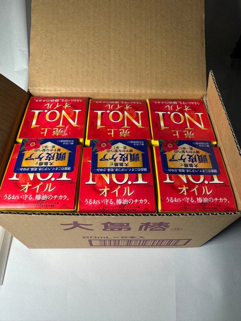大島椿 オイル 100% 60ml 6本セット 未開封品 c