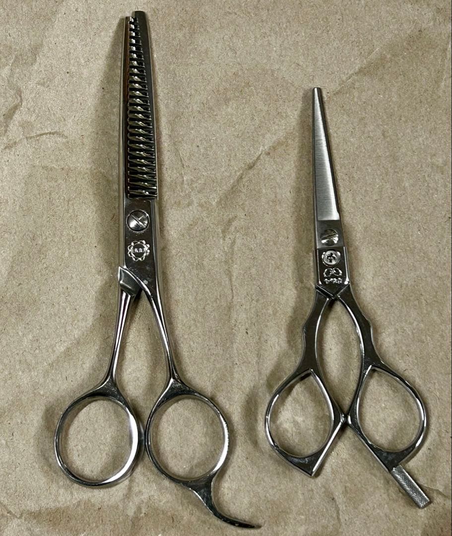 理美容ハサミ BOB スキ鋏TC5525と松幸作 SS はさみ シザー