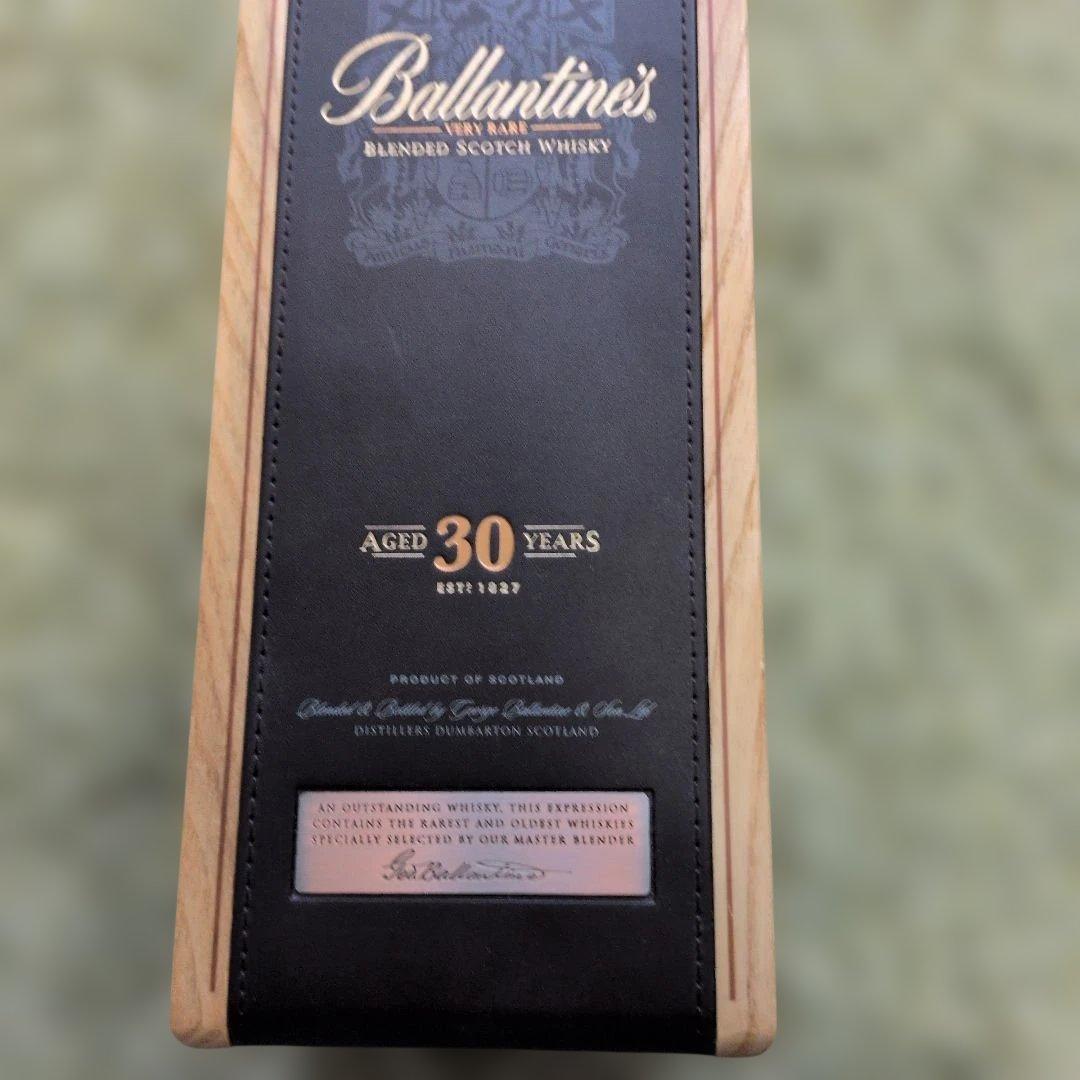 空瓶　木箱 Ballantine's 30年 ブレンデッドスコッチウイスキー