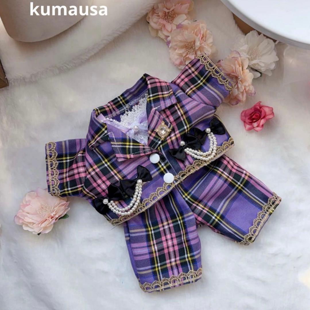 20cm人型ぬいぐるみ服　3着