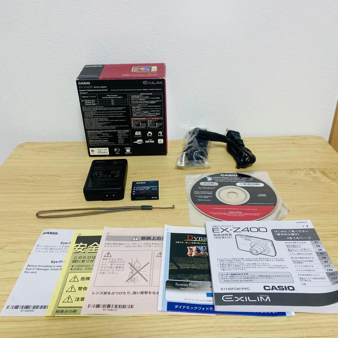【美品】 CASIO カシオ EXILIM EX-Z400ピンク　デジカメ