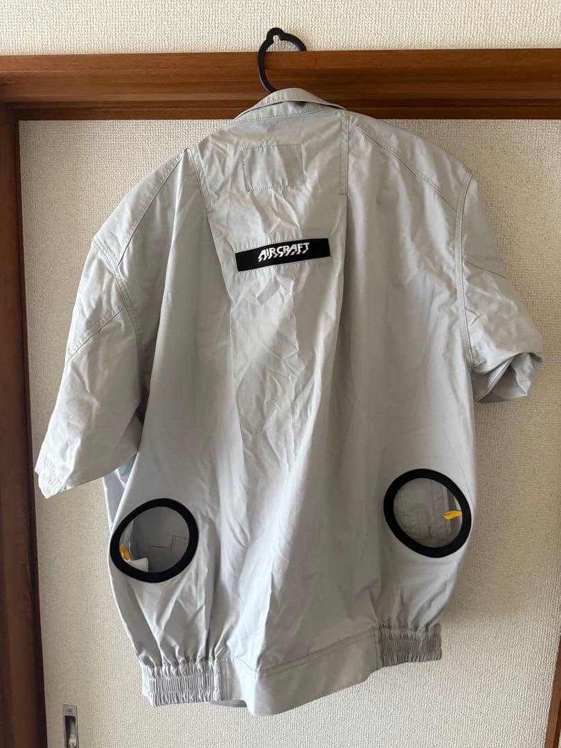 新品未使用！AIRCRAFT半袖空調服、バッテリー、ファン3点セット