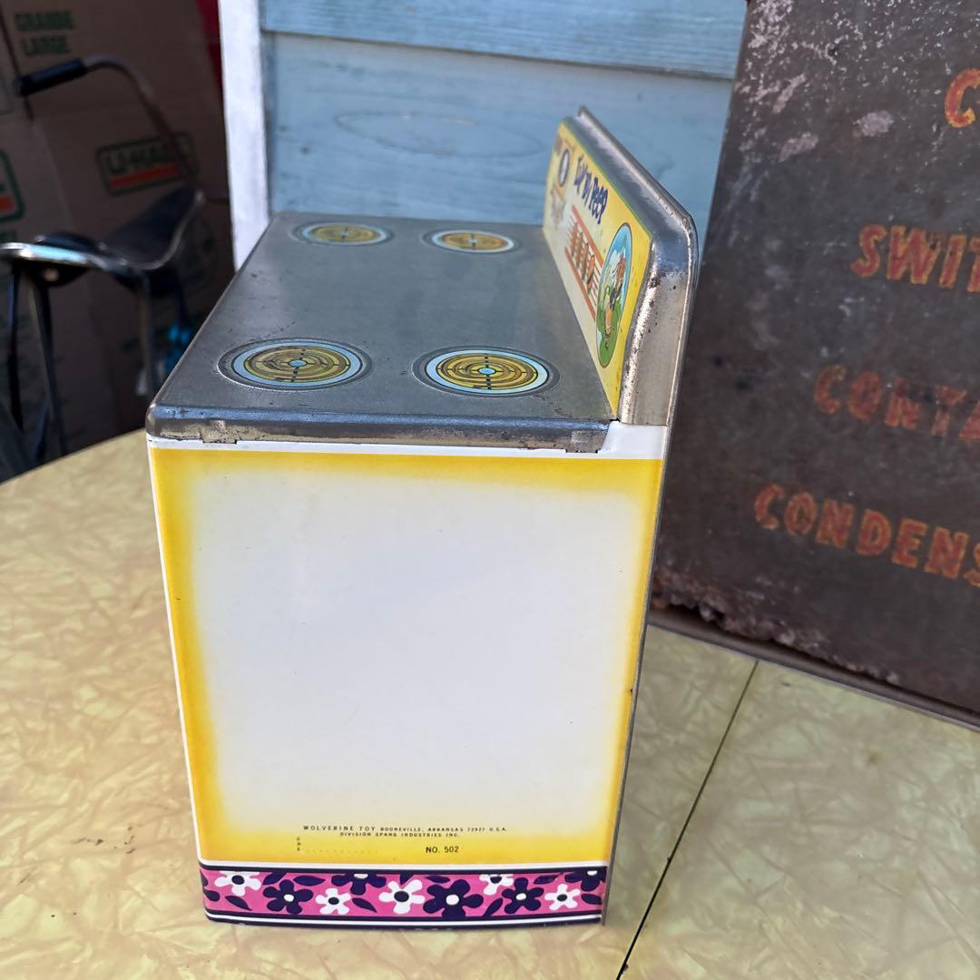 USA Vtg 1950-60s Wolverine Tin キッチンストーブ