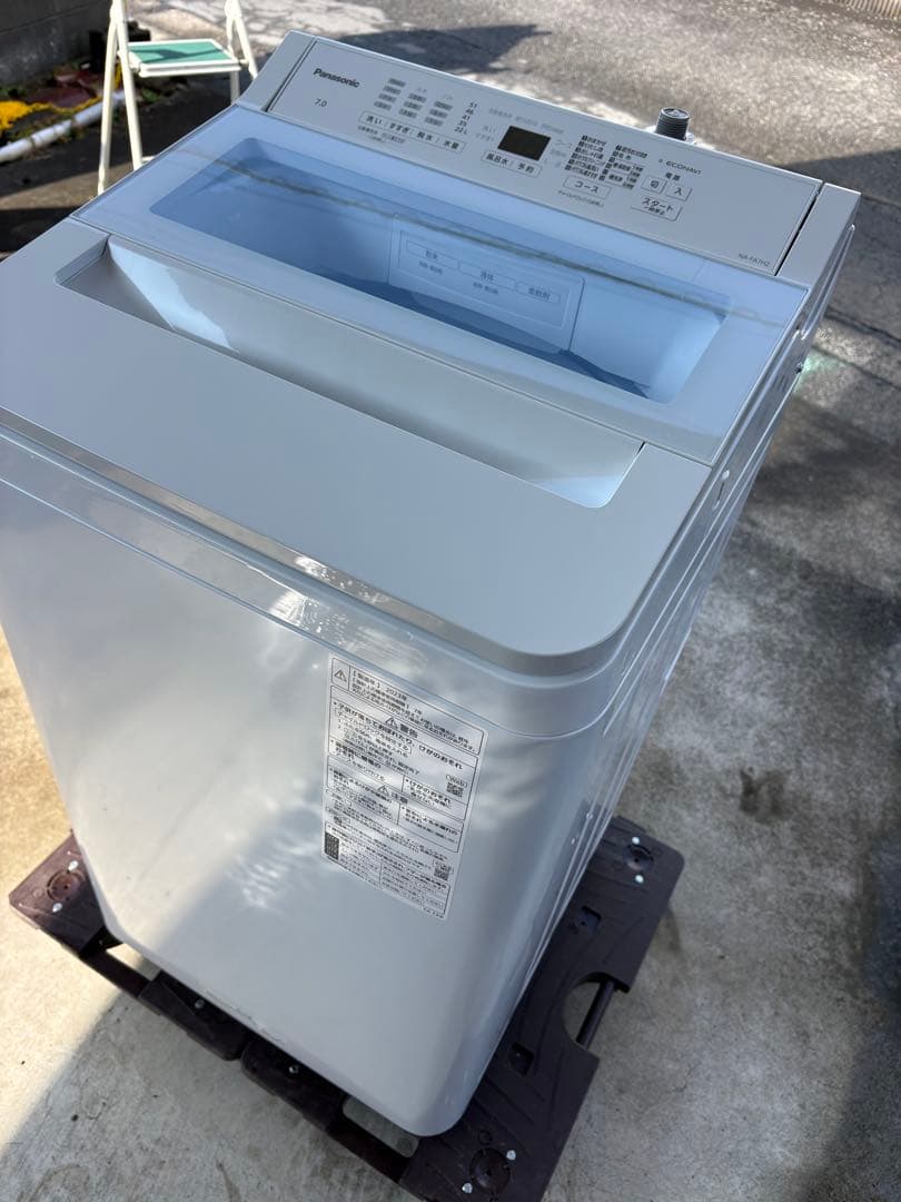 【4-19】【美品】パナソニック 7kg 洗濯機 2023年製 NA-FA7H2