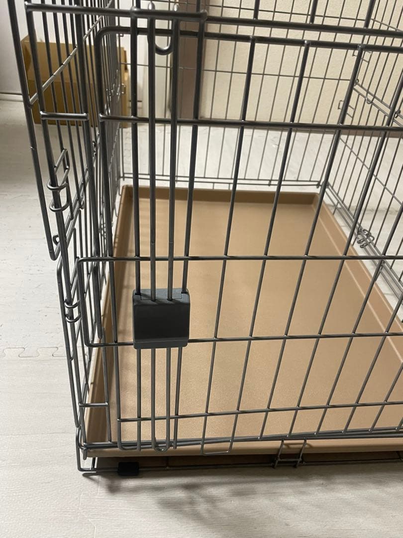 猫 小型犬 ケージ 約55×73×60cm 折りたたみ式 トレー付き コンパクト