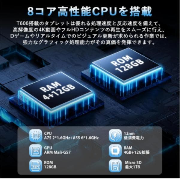 P*u様 タブレット 8インチ Android 15 simフリー 8コアCPU