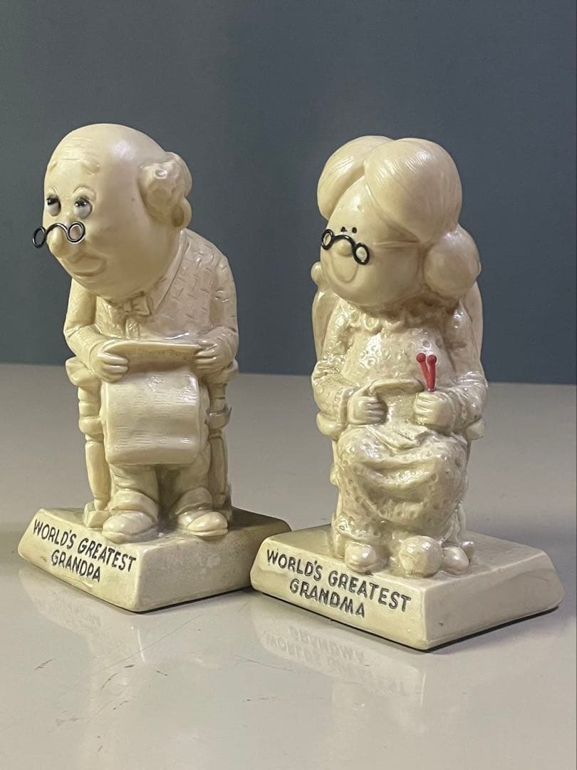 1970s メッセージドール Grandma +Grandpa