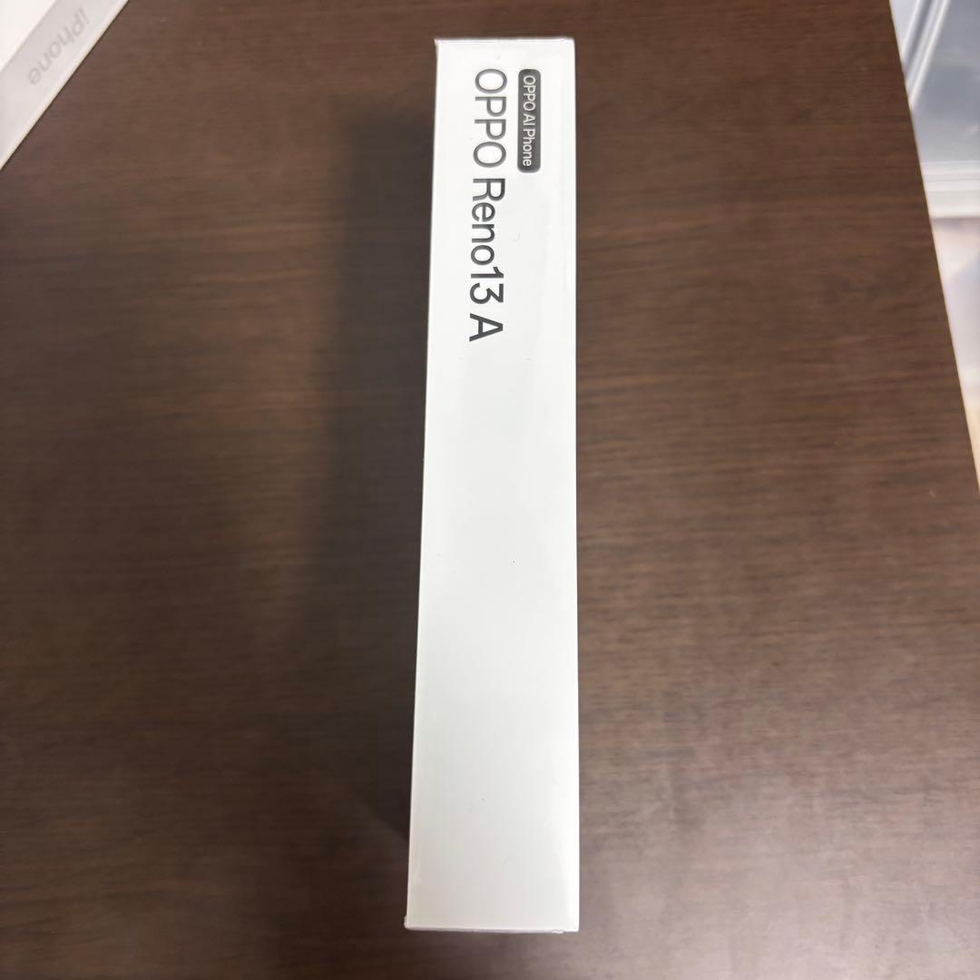 新品未使用　OPPO Reno 13A アイスブルー　シュリンク付き