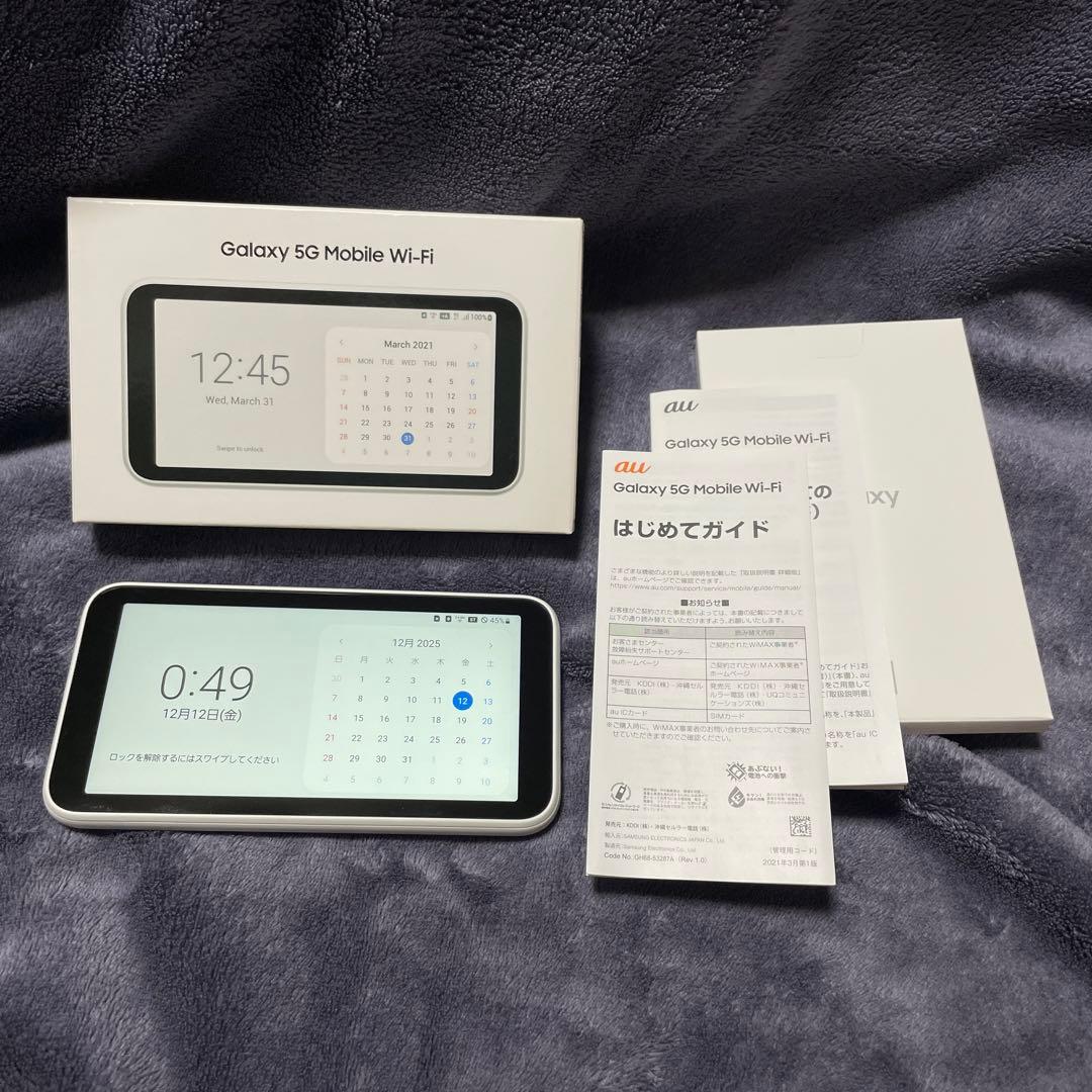 ルーター・ネットワーク機器 SAMSUNG Galaxy 5G Mobile Wi-Fi SCR01