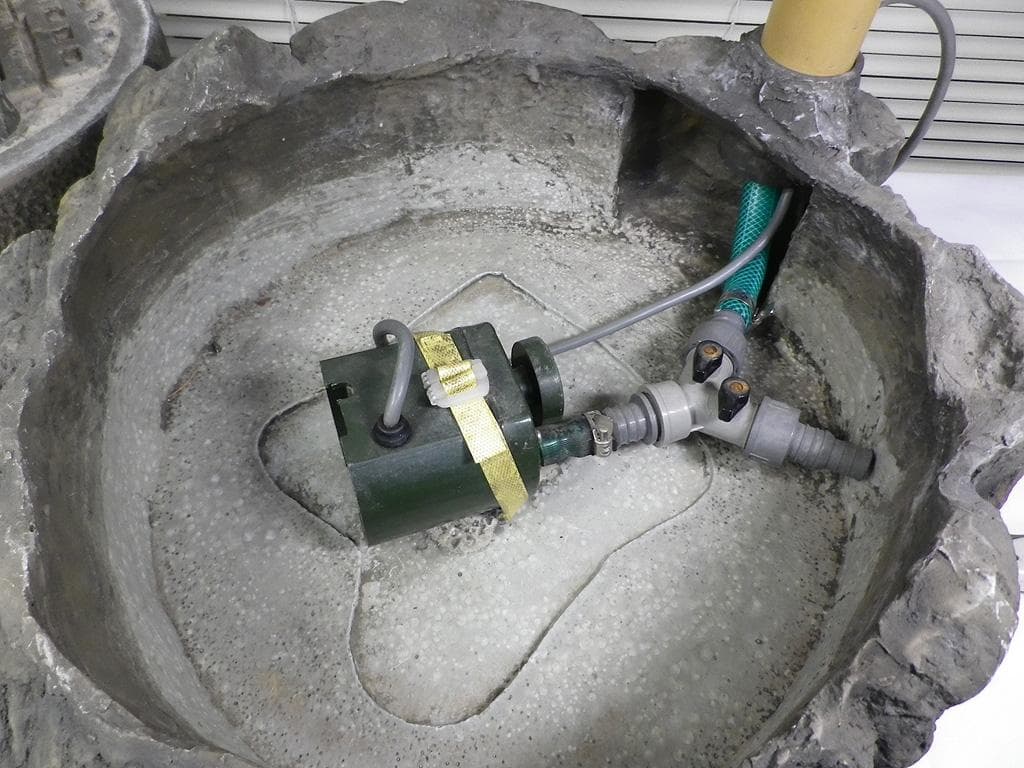グローベン つくばい 電動ポンプ循環式 和風 日本庭園