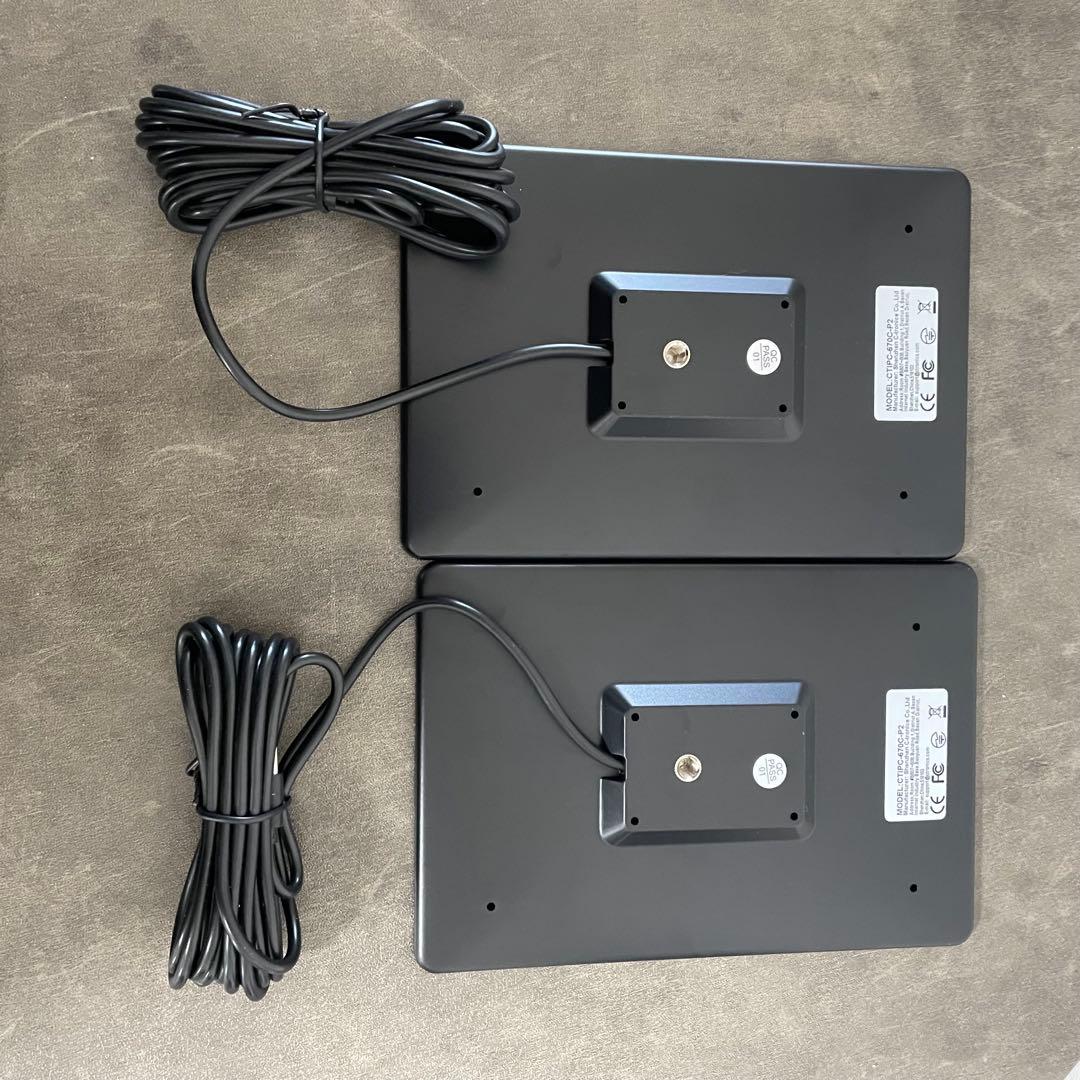 【未使用】Ctronics 防犯カメラ 2台セット ソーラーパネル付 配線不要