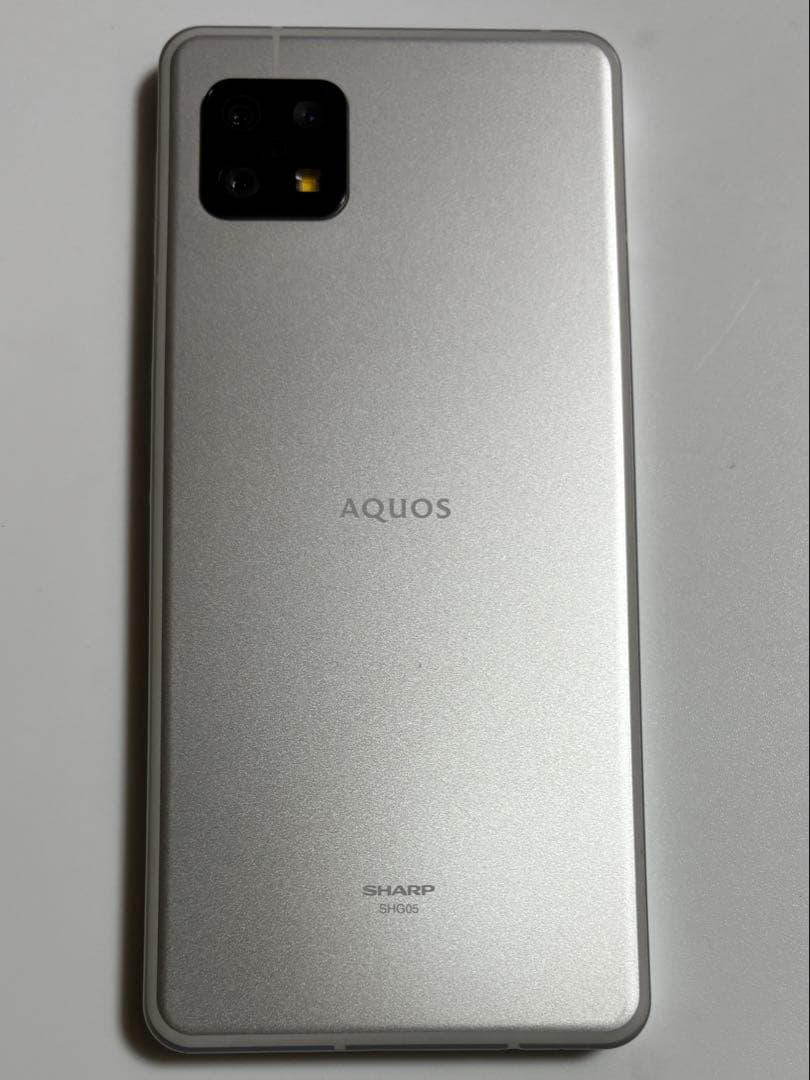SHG05 AQUOS sense6 シルバー au SIMフリー