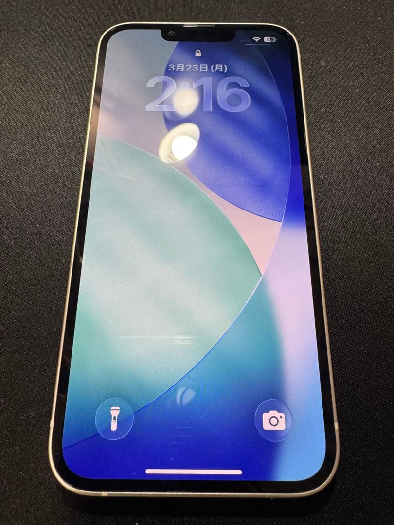 BT76% iPhone 13 ホワイト　128GB スターライト　本体