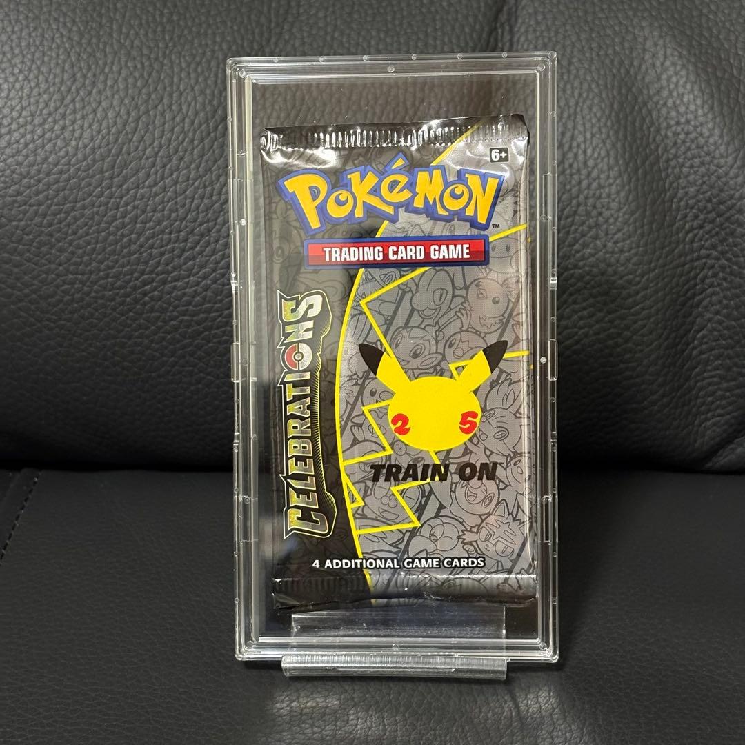 ポケモンカード　25th 英語版 ピカチュウ　未開封　セレブレーション　2パック