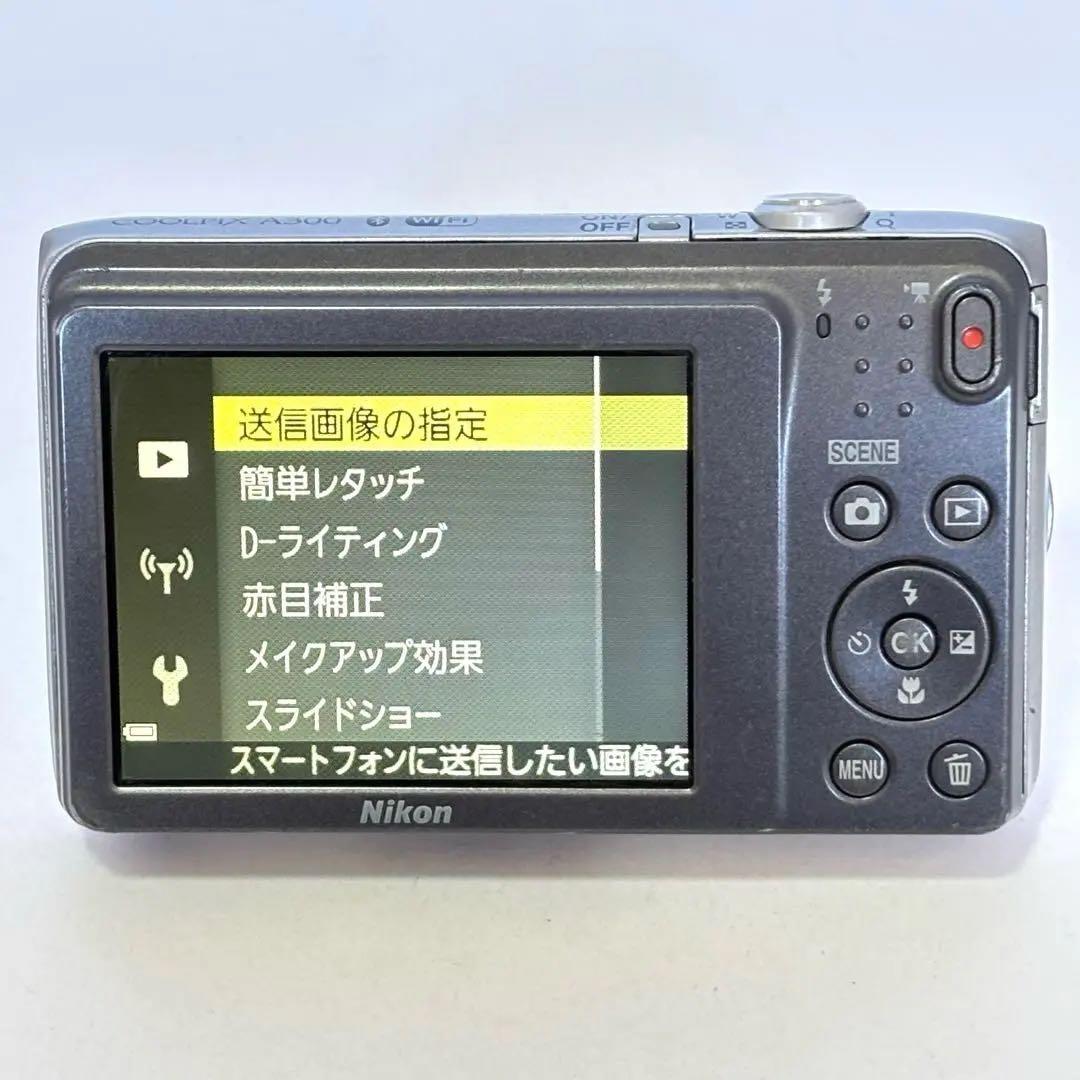 Nikon coolpix A300 ニコン　コンデジ　SDカード付シルバー