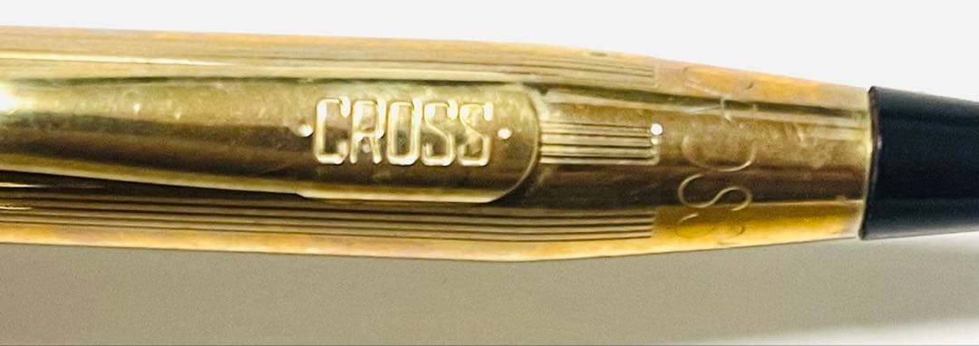 ホワイトデーセール‼️CROSS シャープペンシルゴールド10KT専用ケース付き◆